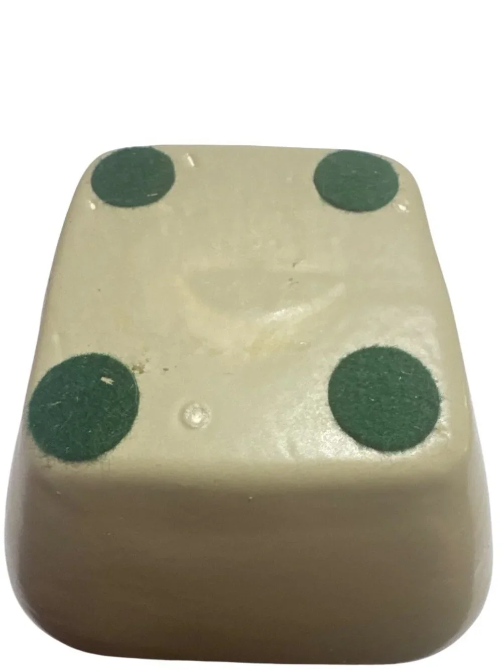 Haeger Floral Macomb Small Square Beige Ceramic Vase Vintage USA Home Decor